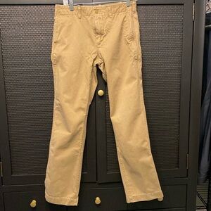 Gap Men’s Khakis Flat Front 30 Waist 32 Length